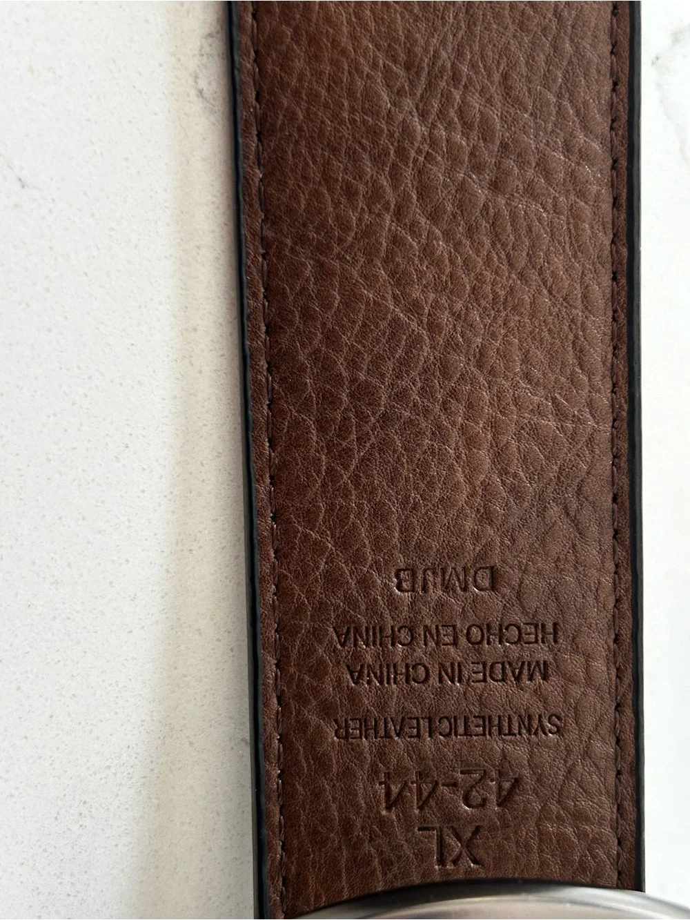 Men’s Columbia belt leather reversible black/ brown XL